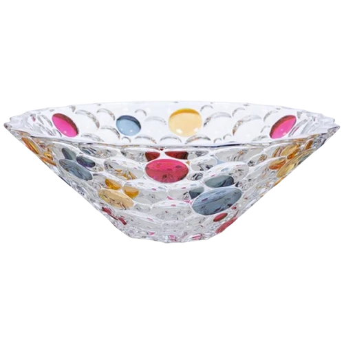 Bohemia Lisboa Bowl with Lister Lead Crystal - Transparent
