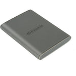 Transcend ESD360C Portable SSD - USB Type-C (USB 20Gbps) - Up to 2,000 MB/s - Gray