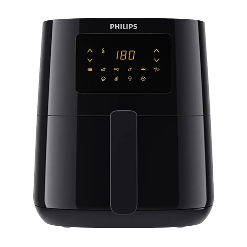 Philips 3000 Series Airfryer L HD9252/91 - Rapid Air Technology - 13 Cooking Functions - 7 Preset Programs & Digital Touchscreen - 4.1 L Capacity - Black