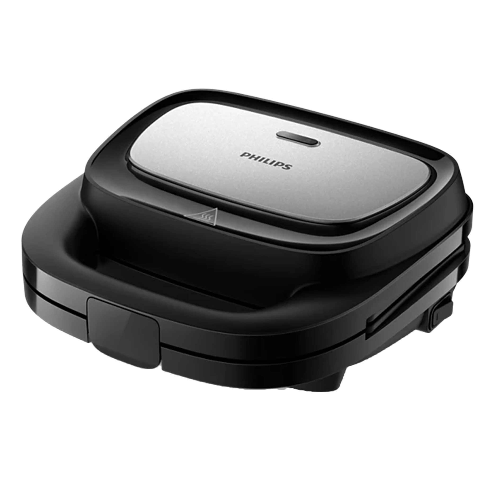 Philips Food Maker HD2350/80 Sandwich Maker 5000 Series - 3-in-1 Interchangeable Plates - 750W - Removable Nonstick Plates - Black