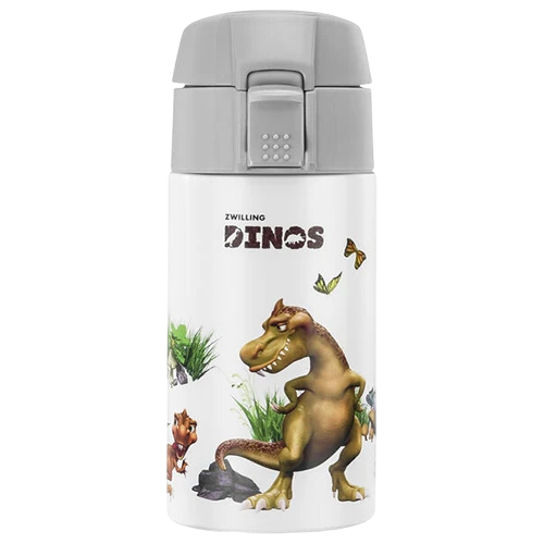 Zwilling Dinos Drinking Bottle 350 ml - White / Grey