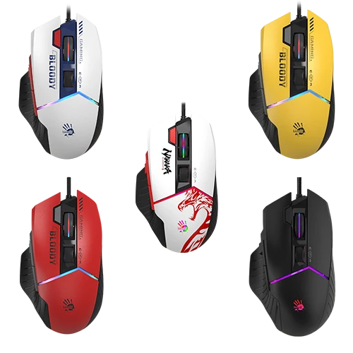 Bloody W95 Max Extra Fire Gaming Mouse - 12,000 CPI - Wired - BC3332-A Sensor