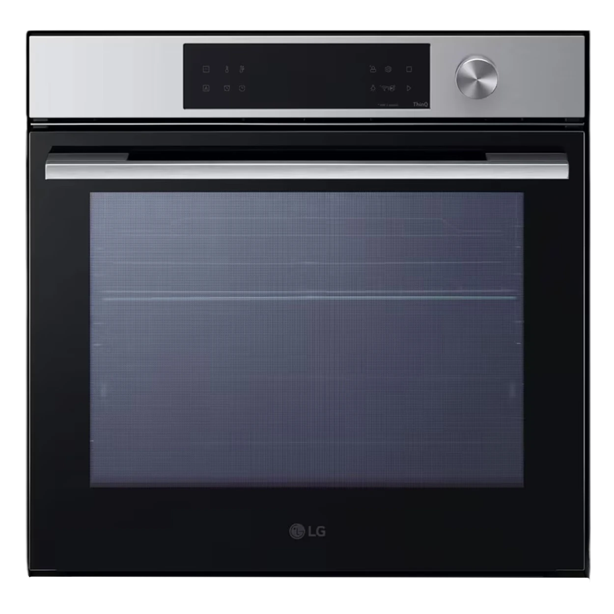 LG InstaView Built-In Oven WSED7613S - 76 Liter Capacity - InstaView Knock-to-See Window - ProBake Convection Technology - Air Fry & Air Sous-Vide Modes - EasyClean Steam Technology - Black