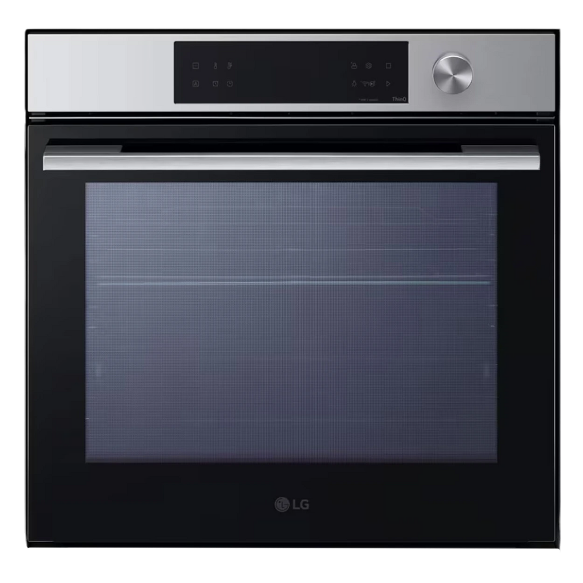 LG InstaView Built-In Oven WSED7613S - 76 Liter Capacity - InstaView Knock-to-See Window - ProBake Convection Technology - Air Fry & Air Sous-Vide Modes - EasyClean Steam Technology - Black