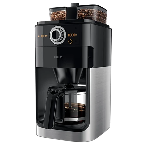 Philips Coffee Maker HD7762/00 Drip Coffee Machine - 1.2 Liters Capacity - Drip Stop System - Grind Selector Knob - Keep-Warm Function - Black