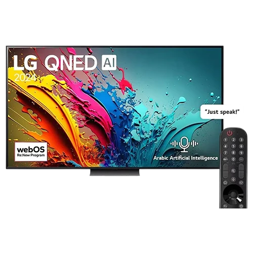LG QNED Evo AI QNED86 75 Inch 4K Smart TV 75QNED86A6A - QNED Evo Color Technology - α8 AI Processor Gen2 - 120Hz Refresh Rate - Advanced Local Dimming - AI Magic Remote & webOS 25 - Dolby Vision Mode - Black