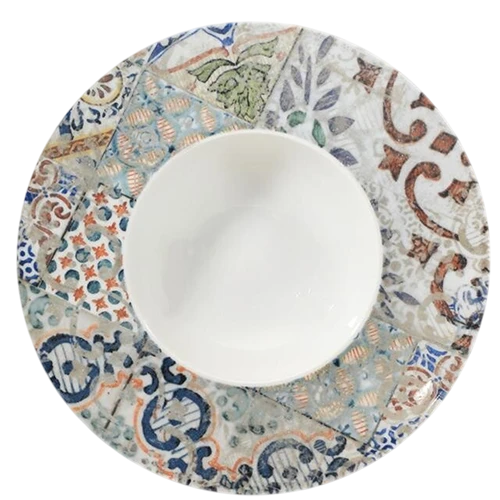 Saturnia Porcelain Napoli Pasta K-Bowl Alcazar 04488#Z62 27,5 cm - White