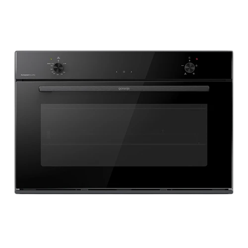 Gorenje Built-in Oven 90cm BOGX9832E06BG - SuperSize Baking Area - Touch & Mechanical Control - ClosedDoor Grill - Black
