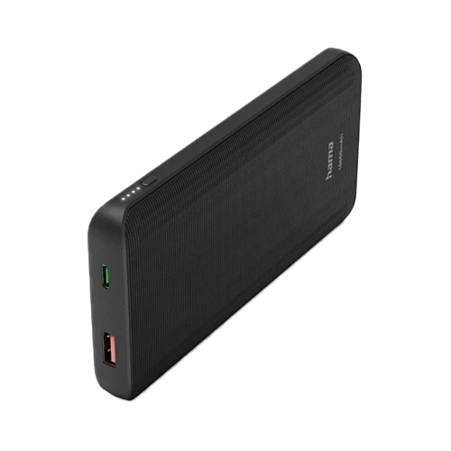 Hama PD 10 Power Pack 201747 - 10000 mAh - PD/QC Fast Charge - Black