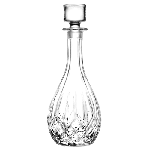 RCR Opera Round Bottle - 0.9 L Capacity - Transparent