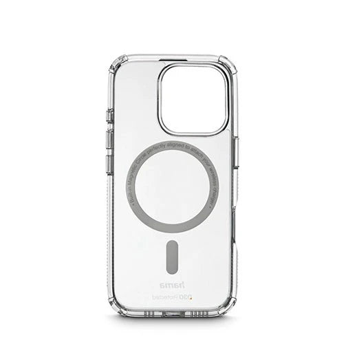 Hama Extreme Protect Magnetic Case - iPhone 16 Protective Cover - Military-Grade D3O Impact Protection - 3.5m Drop Tested & MagSafe Compatible - Transparent