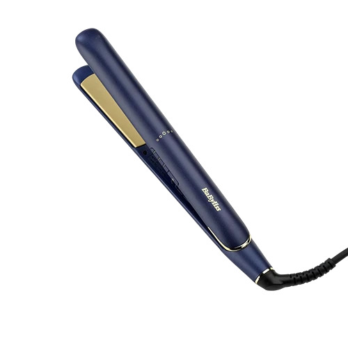 BaByliss 2516PE Midnight Luxe 235 - Ceramic Coated Plates - 235°C High Heat - Fast Heat-Up - Lightweight and Ergonomic - Blue