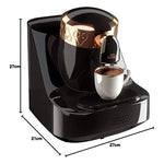 Arzum Okka OK001 Fully Automatic Coffee Machine - 710 W - 1 L Water Tank Capacity - Anti-Spill Technology - Self-Cleaning Function