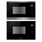 Orado Built-in Microwave Oven OR-BFMW 28 - Microwave & Grill Function - 28 L Capacity - 8 Pre-programmed Auto Menus - 95-Minute Timer & Full Touch Control - Sleek Black Glass