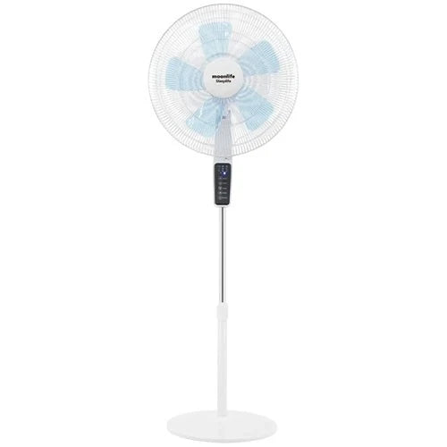 Moonlife Sleeplife MF016 Pedestal Fan - Silent Operation - Smart Mode Technology - 3 Speeds