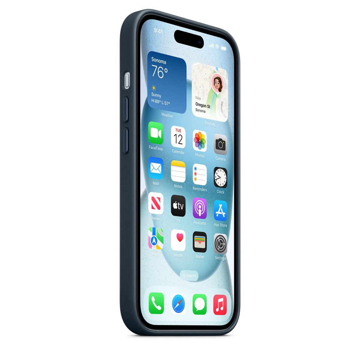 Apple iPhone 15 Plus FineWoven Case with MagSafe - Protective Back Cover - Durable Microtwill Fabric