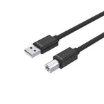 Unitek USB 2.0 to USB-B Cable - High-Speed Data Transfer - Versatile Compatibility - Black