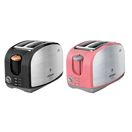 Arzum Toaster AR2014 - 900W - 2-Slice Capacity - 8 Browning Levels - Metal Body