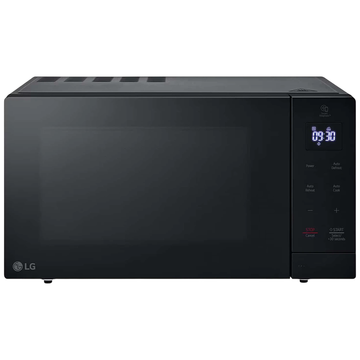 LG NeoChef Solo Microwave Oven MS3032JAS - 30 Liter Capacity - 900W Power Output - Smart Inverter Technology - Anti-Bacterial EasyClean Interior - Smart Functions - Smart Diagnosis - Black