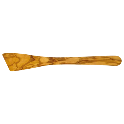 Jean Dubost Bevelled Spatula 30 cm - Olivewood - Brown