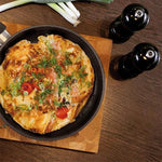 Eurolux Flat Frying Pan 5 cm High with Detachable Handle - Black