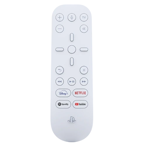 Sony PlayStation 5 Media Remote - Dedicated Streaming Buttons - Wireless - One-Touch App Access - White