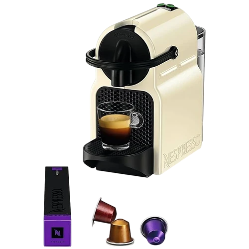 De'Longhi Capsule Coffee Machine EN80.CW - 19-Bar Pump - 0.7L Water Tank - Automatic Shut-Off - Lightweight & Durable- White
