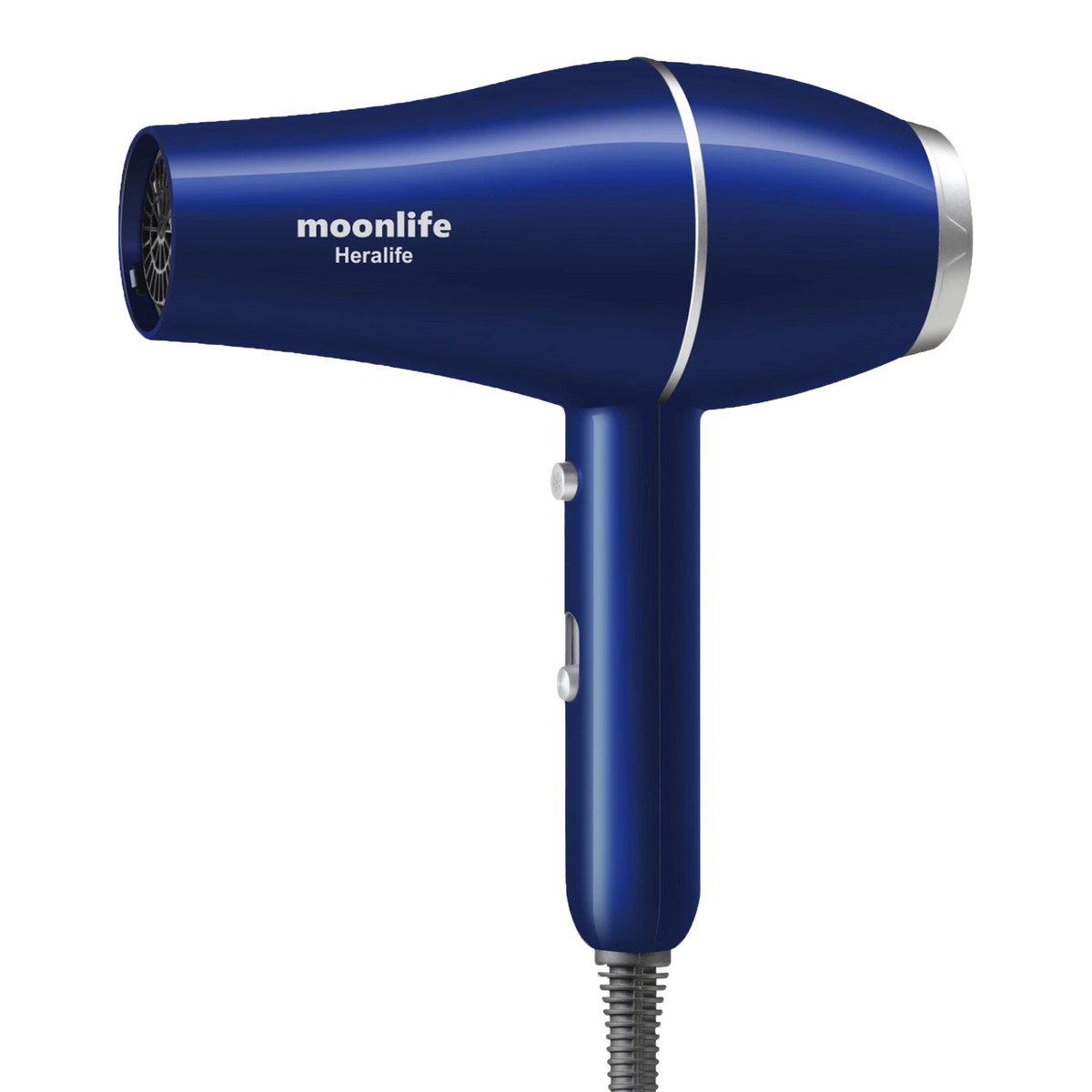 Moonlife Heralife MF811 Hair Dryer - 1900W DC Motor - Cool Shot Function - Adjustable Heat and Speed Settings - Overheat Protection - Blue