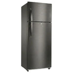 Shownic Top Mount Refrigerator RL-488 - 16 ft. Capacity - Tropical Compressor - Dedicated Compressor Cooling Fan - Direct Cooling System - Stainless Steel Doors and Frame