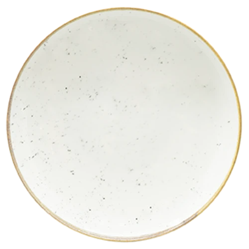 Saturnia Siviglia Stains Porcelain Soup Plate Fondo 22 cm - White