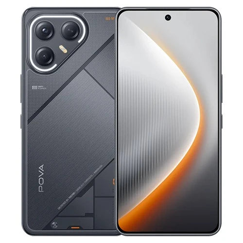 Tecno Pova 7 Ultra 5G Smartphone Dual Sim - 256 GB Rom - AMOLED 144Hz Display - 108MP Dual Camera - 6000mAh Battery - Dimensity 8350 Ultimate Processor - 70W Ultra Charge