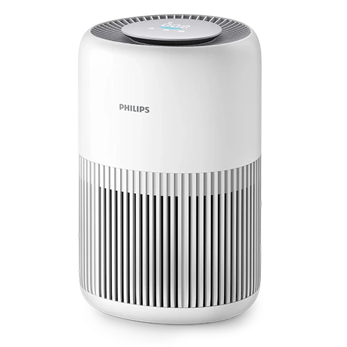 Philips PureProtect Mini 900 Series Air Purifier AC0920/10 - Fast Purification - 2-Layer HEPA Filtration - 99.97% Allergen Removal - White