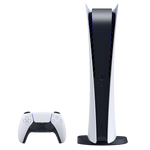 Sony PlayStation 5 Digital Edition CFI-1200A - 8K and 4K HDR Output - 825GB SSD - Ultra-Fast Performance - White