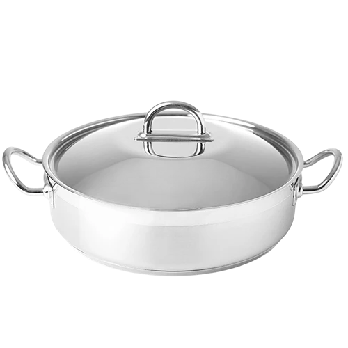 Silampos Nautilus Low Casserole - Silver