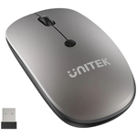 Unitek SlimTrack 2.4GHz Wireless Mouse T060A - 1600 DPI Optical Sensor - 2.4GHz Wireless Connection - Silent Click Design - Intelligent Sleep Mode - Space Gray