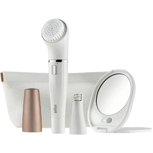Braun Face Dedicated Epilating Cleansing System SE831 -2-in-1 Facial - White