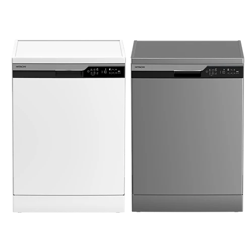 Hitachi Dishwasher HDF-F146V - 14 Set Capacity - Steam Shine Drying - Hygiene Care Mode - 6 Washing Programs