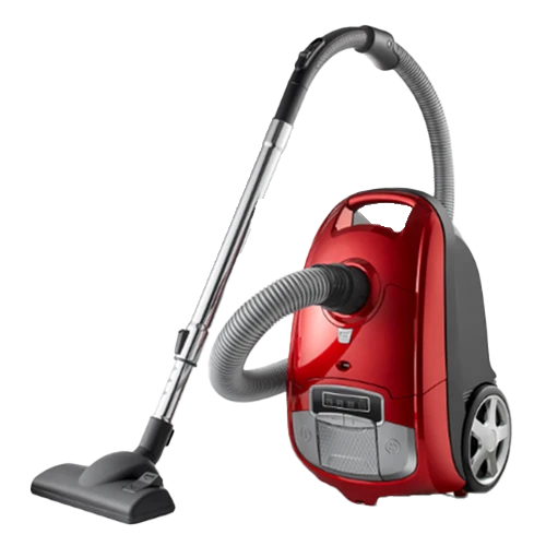 Arzum Cleanart Maxima Cylinder Vacuum Cleaner - 2200W - Powerful Suction - Large Dust Bag Capacity - Multi-Surface Cleaning - HEPA Filtration - Red