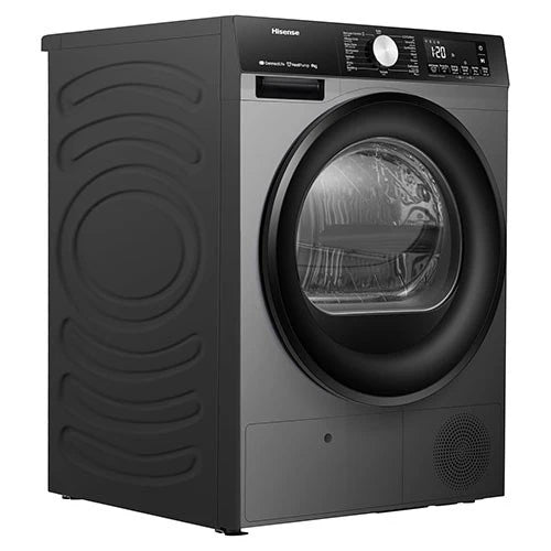 Hisense Clothes Dryer DH3S902 - 9 Kg Capacity - Heat Pump Technology - Allergy Care Function - Wi-Fi Connectivity - Energy Efficiency