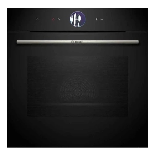 فرن بوش المدمج 60 سم HBG7361B1 - سعة 71 لتر - شاشة تحكم TFT - مزود بـ 14 برنامج طهي - أسود