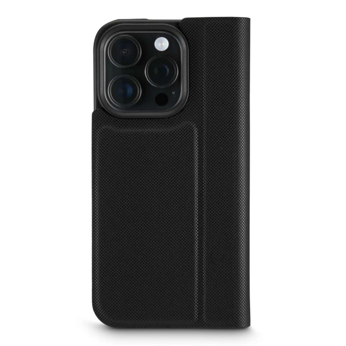 Hama Daily Protect Mobile Phone Bag for Apple iPhone 16 Pro / Pro Max - Raised Screen Border and Camera Edges - Anti Fingerprint Surface - Hidden Magnetic Closure - Black