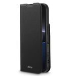 Hama Daily Protect Mobile Phone Bag for Apple iPhone 16 Pro / Pro Max - Raised Screen Border and Camera Edges - Anti Fingerprint Surface - Hidden Magnetic Closure - Black