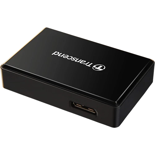 Transcend TS-RDF8K2 All in 1 Multi Memory Card Reader USB 3.0/3.1 GEN1 - High-Speed Performance -Plug-And-Play Connection - Durable construction -  Black