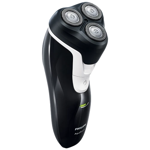 Philips AquaTouch Shaver 3000 Series AT610/14 - Provides a Refreshing Wet or Dry Shave with CloseCut Blade System - Black / White