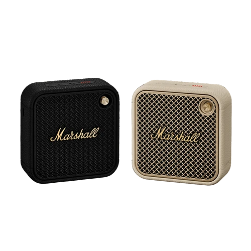 Marshall Willen Portable Wireless Speaker - 15+ Hours of Playtime - IP67 Dust & Water Resistance - Built-in microphone