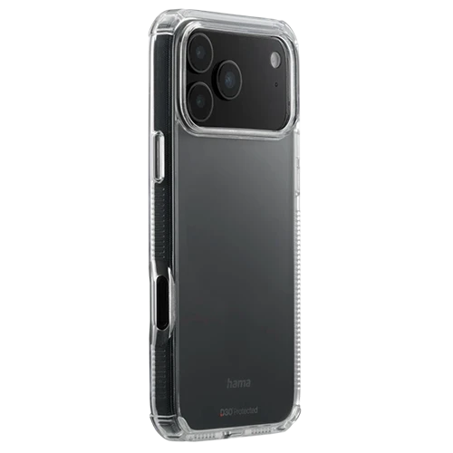 Hama Extreme Protect Mobile Phone Case 232408 for iPhone 17 Pro Max Magnetic - D3O® Impact Protection - Anti-Yellowing Material - Transparent
