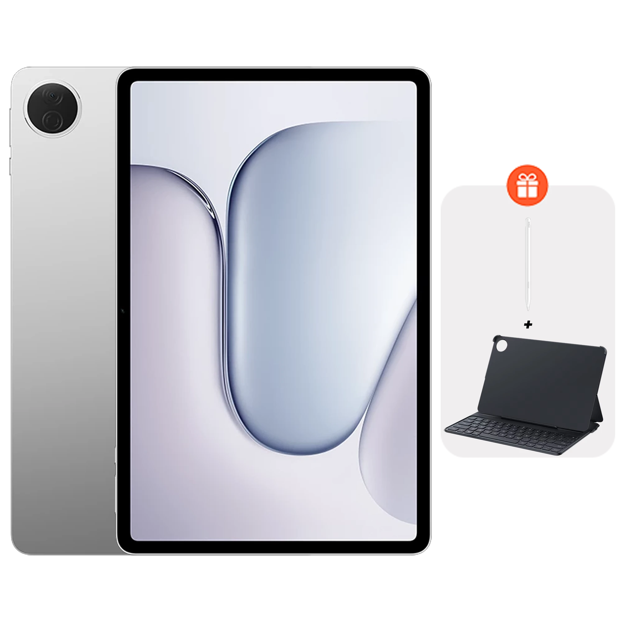 Honor Pad 20 Wi-Fi Tablet - 6/256 GB Storage - 12.1 Inch 3K LCD with Refresh Rate Up to 120Hz Display - 13MP Main Camera - Snapdragon 7 Gen 3 Processor - 10100 mAh Battery Capacity - Keyboard and Pen Included in The Box - Grey