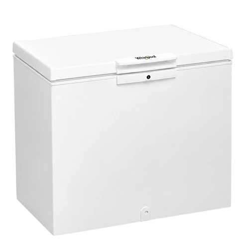 Whirlpool Chest Freezer CF27T - 212L Net Capacity - 9.5 Kg/24h Freezing Capacity - 28 Hour Safe Storage - 170 Cm Power Cord - Lockable Door System - White