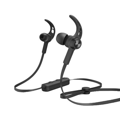 Hama Headphones 184020 - Ultra-lightweight Bluetooth Headphones - Built-In Microphone - Sweat Resistant - Black