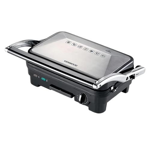 Kenwood Food Maker With Grill HGM50.000SI - 1800 W - 180° Opening - Silver